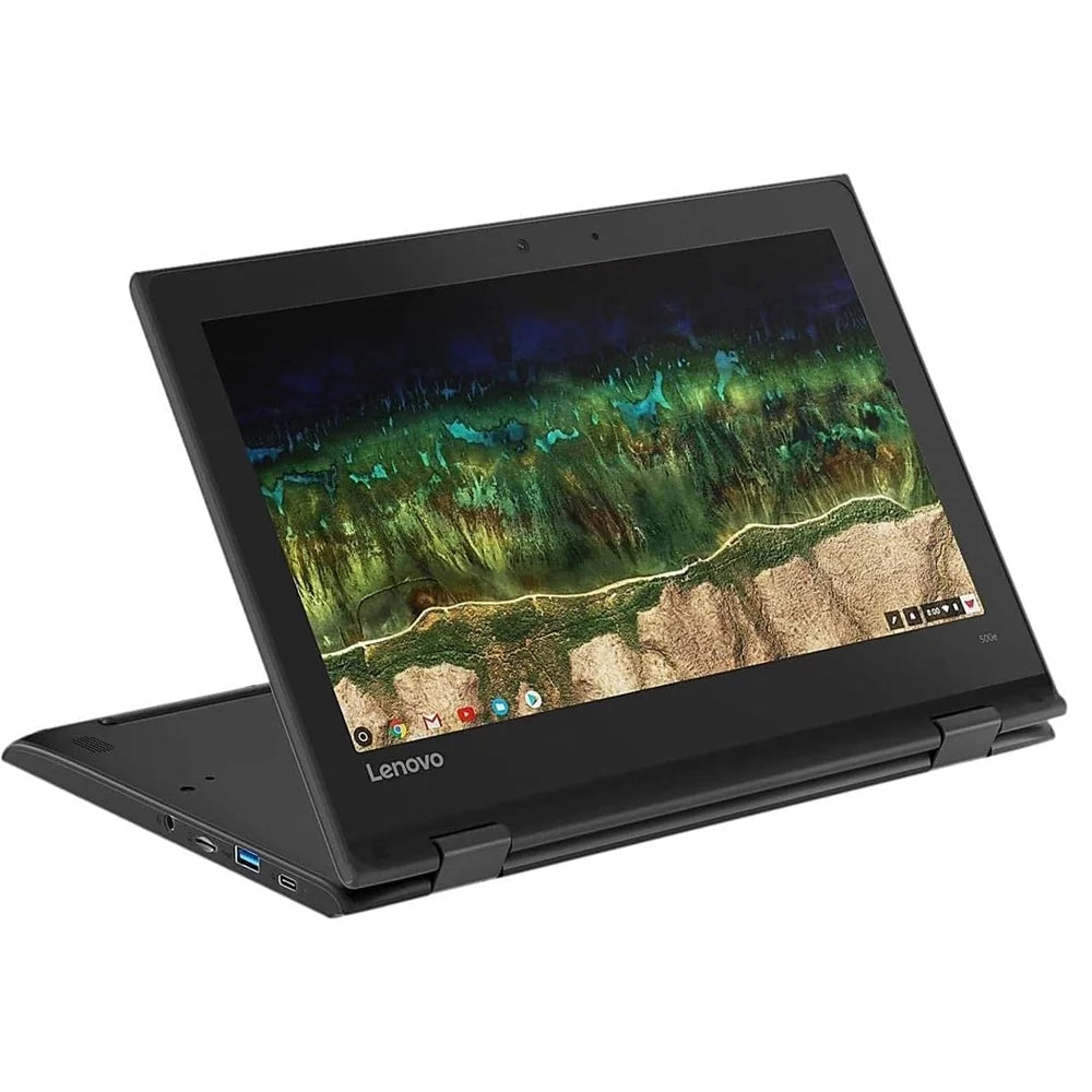 Lenovo | 500E 2nd Gen | 2 in 1 Chromebook | 32GB Storage | 4GB RAM | Touch Screen | 11.6″ Screen | 360 Rotatable Screen | Chromebook